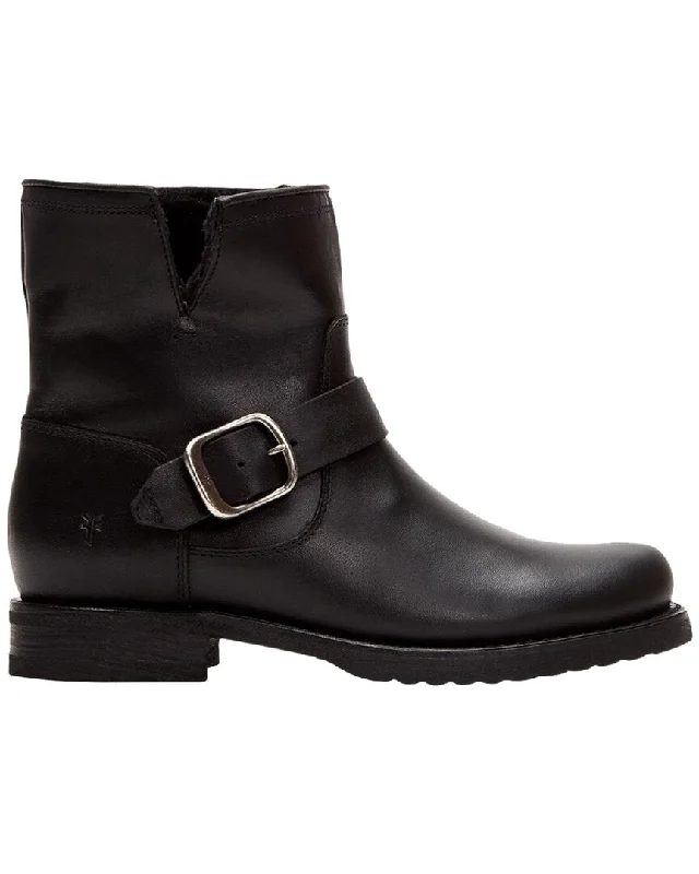 Frye Veronica Leather & Shearling Boot