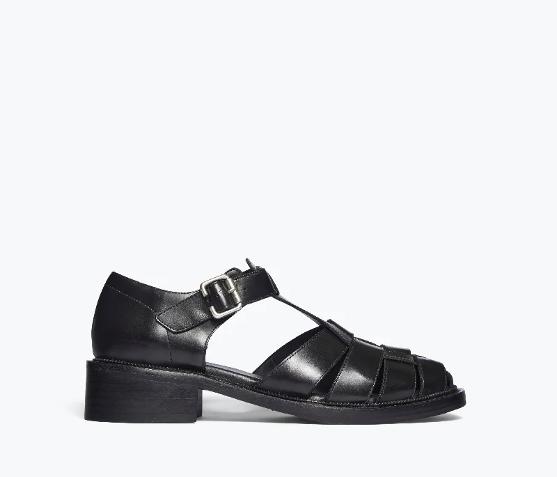 DAHLIA T-STRAP FISHERMAN LOAFER